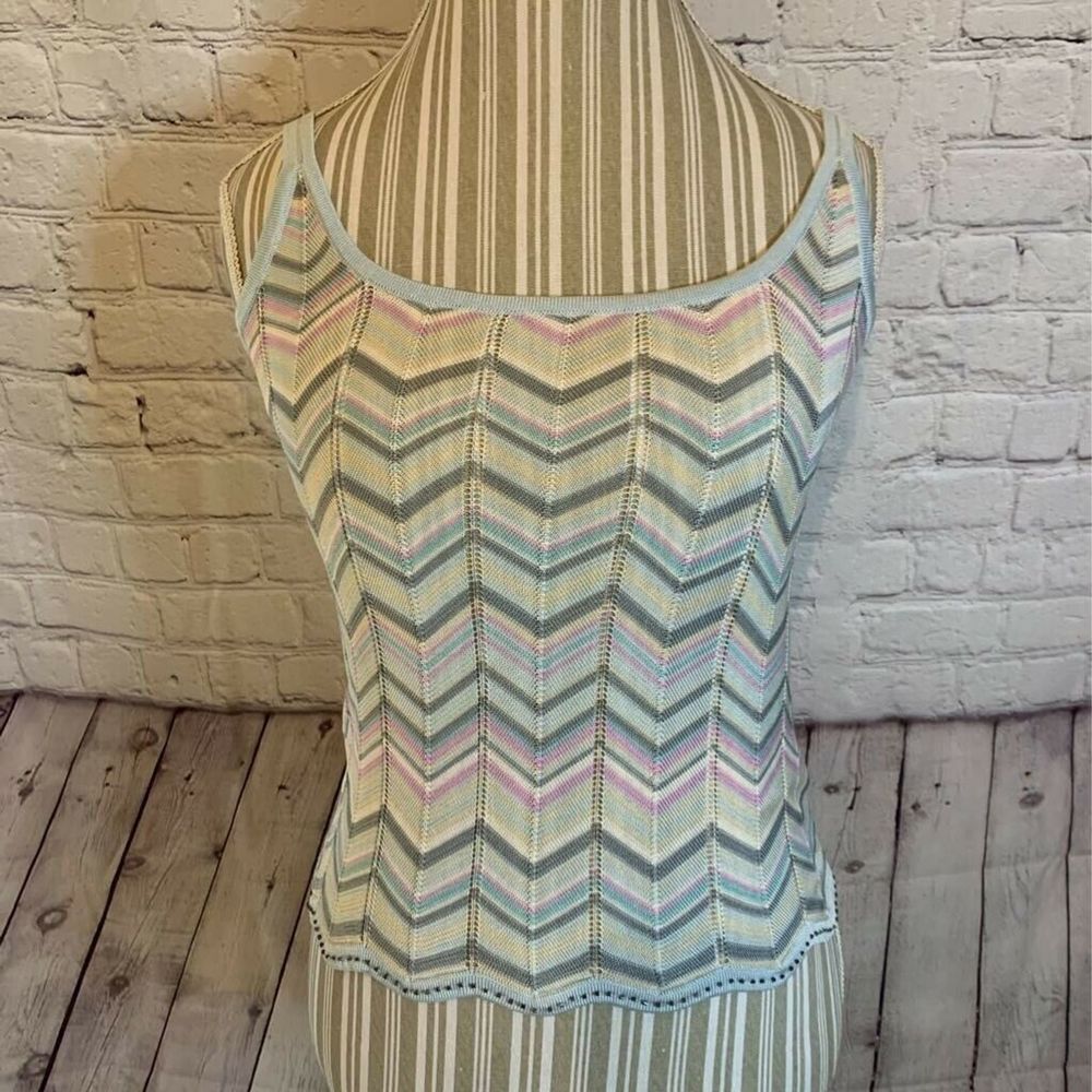 Sigrid Olsen Silk knit tank, S